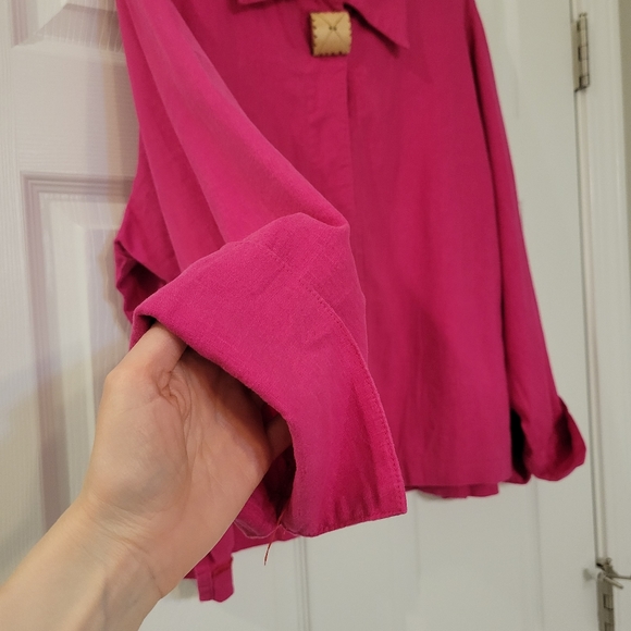 Vintage Painted Pony Fuschia Jacket, Size XL - Picture 4 of 9